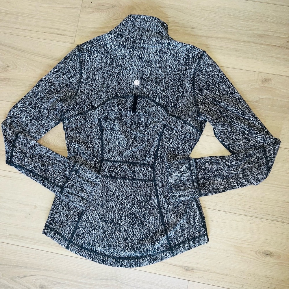 Rare Lululemon Define Jacket Black and White Starlight - Size 6 - Picture 16 of 16